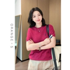 POLO short-sleeved sweater with Paul short-sleeved T-knitted thin sweater loose top