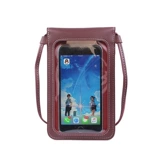 Модная маленькая сумка через плечо, универсальный прозрачный кошелек для школьников, небольшая сумка, ремешок для сумки, в корейском стиле, сенсорный экран