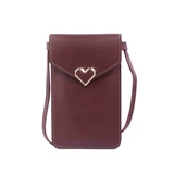 Модная маленькая сумка через плечо, универсальный прозрачный кошелек для школьников, небольшая сумка, ремешок для сумки, в корейском стиле, сенсорный экран