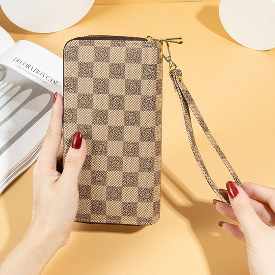 Wallet mobile phone bag European and American PU leather for women