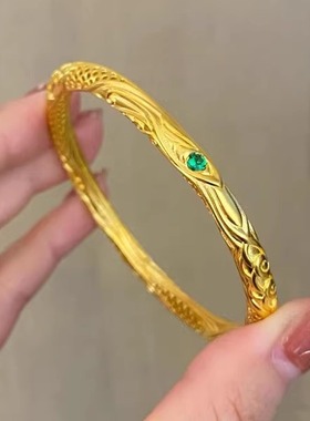 哪吒乾坤圈手镯纯金包银电影同款