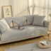 Bốn mùa phổ quát bông và vải lanh màu sofa đệm vải đơn giản đệm gỗ rắn hiện đại kết hợp chống trượt sofa bìa khăn - Ghế đệm / đệm Sofa mút sofa Ghế đệm / đệm Sofa