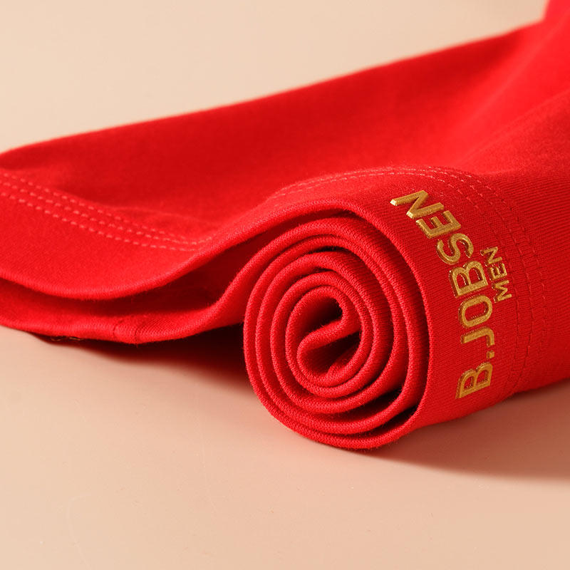 红内裤男纯棉四角结婚本命年属龙年男士短裤2021年新款红色平角裤,淘宝优惠券,粉丝福利购,淘宝优惠卷