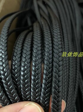 新年红皮绳手链马卡龙色编织