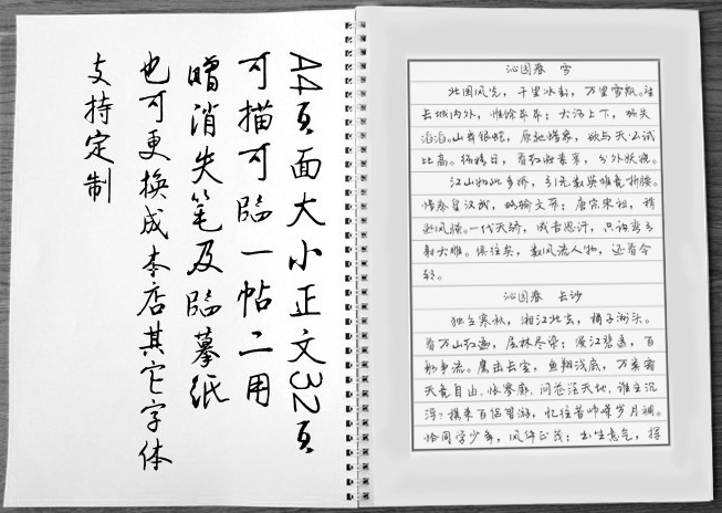 毛泽东诗词全集李洪川钢笔行书集字字帖硬笔练字书法习字成人学生