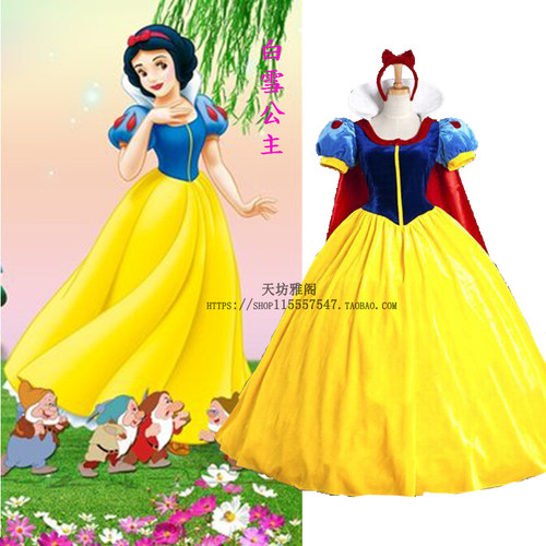 新迪士尼在逃公主舞台演出服恶毒皇后白雪公主睡美人六一节日礼服 - 图2