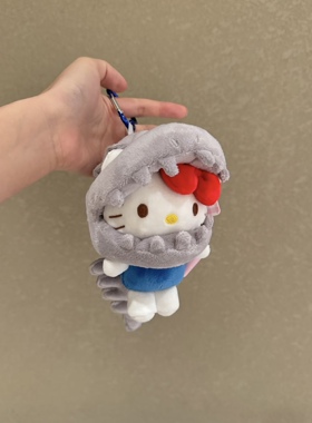 正版三丽鸥凯蒂猫毛绒包挂件