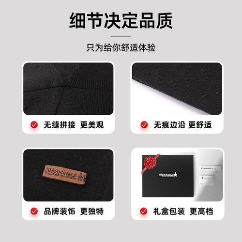 帽子男潮春秋冷帽透气包头帽薄款头巾帽套头睡帽女冬季针织堆堆帽 - 图3