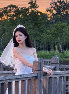 超仙求婚头纱登记氛围感头纱