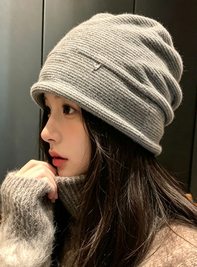 【适合方圆脸】褶皱堆堆帽女