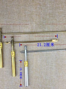 高精度纯铜罗盘杨公寻龙尺水摆件