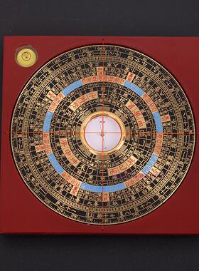 高精度罗经盘仪集福堂纯铜指南针