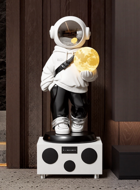 轻奢创意宇航员太空人落地摆件