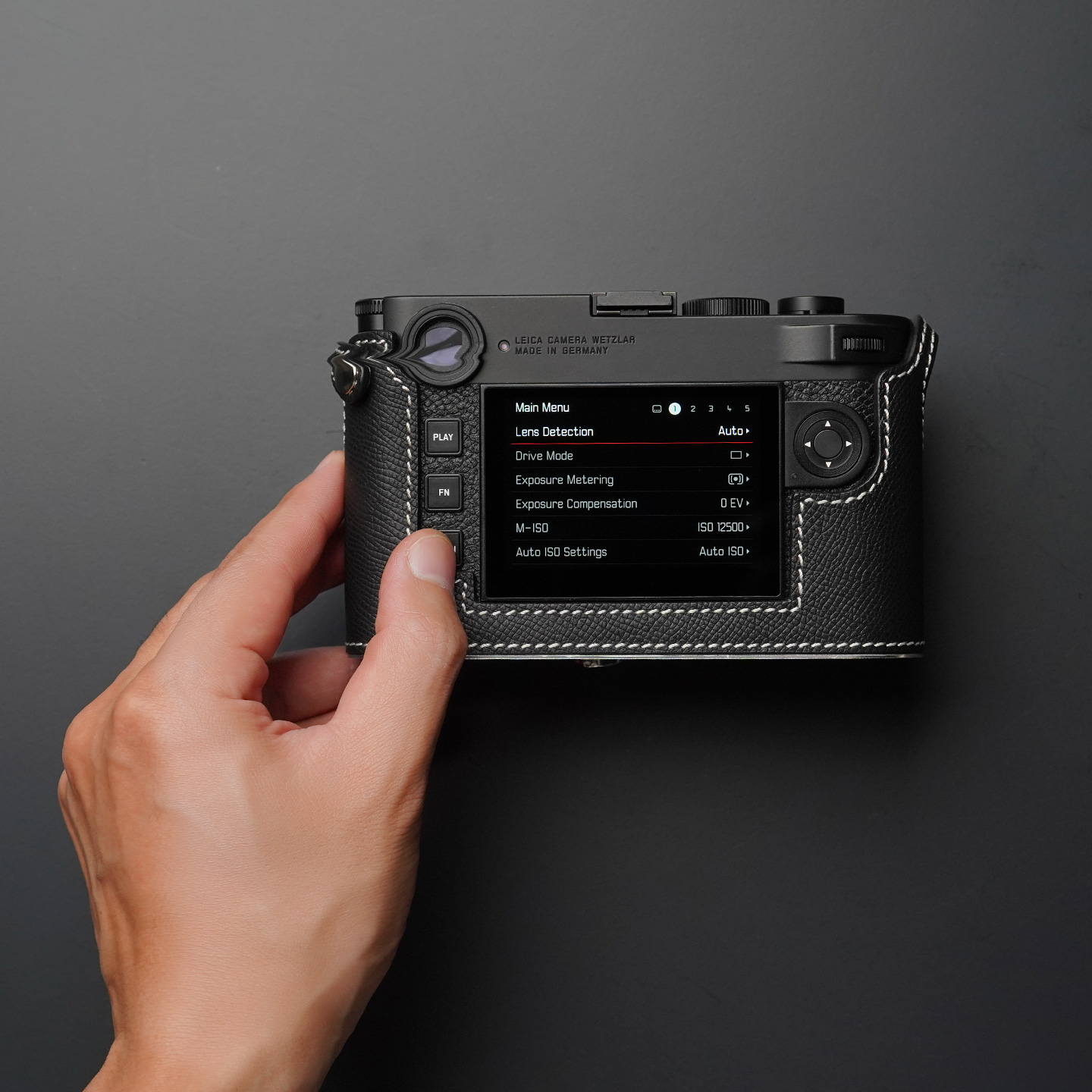 MrStone 徕卡M11相机皮套保护套适用LEICA M EV1相机手柄mev1配件 - 图0