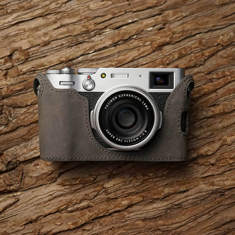 MrStone富士X100V相机皮套适用Fujifilm保护套相机包真皮保护壳子