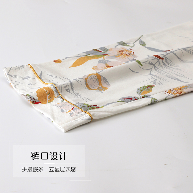 猫人睡衣女士春秋款纯棉长袖家居服全棉薄款中年妈妈秋冬套装,淘宝优惠券,粉丝福利购,淘宝优惠卷