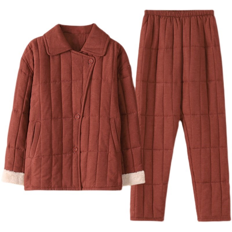 猫人珊瑚绒夹棉睡衣女士秋冬三层加厚加绒保暖棉袄冬款家居服,淘宝优惠券,粉丝福利购,淘宝优惠卷