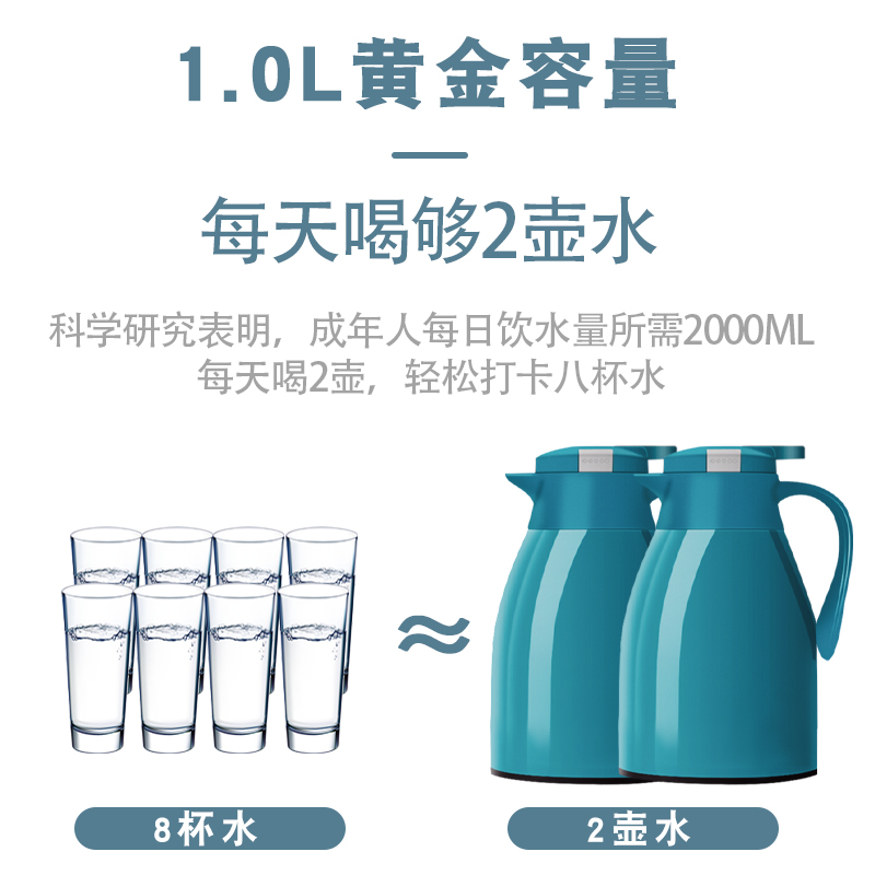 保温壶家用保温暖水壶热水瓶学生宿舍热水壶保温瓶水壶大容量暖壶 - 图2