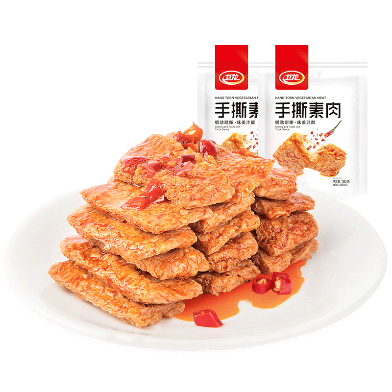 麻辣素肉豆干小零食 卫龙食品素肉