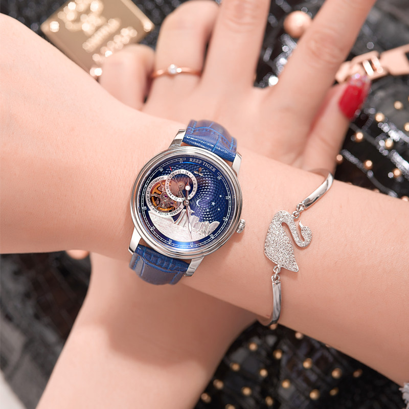 瑞夫泰格2019时尚潮流中性款机械表 瑞夫泰格昱琪国产腕表