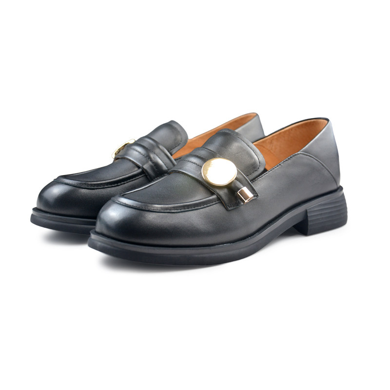 度嘉班妮圆头简约优雅商场同款舒适女乐福鞋2024年秋季新款70912,淘宝优惠券,粉丝福利购,淘宝优惠卷