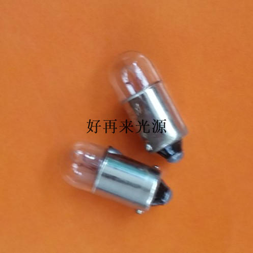 仪器按钮指示灯泡E10B9小灯珠30V2W3W卡口螺口小柱形灯信号灯暖光 - 图1