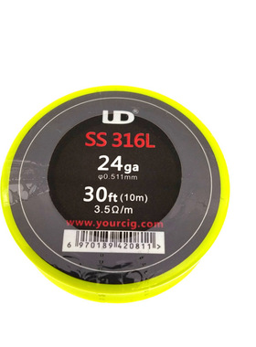 新款UD发热丝NI80 316不锈钢 KA1 Wire UD发热丝电阻丝10M/卷