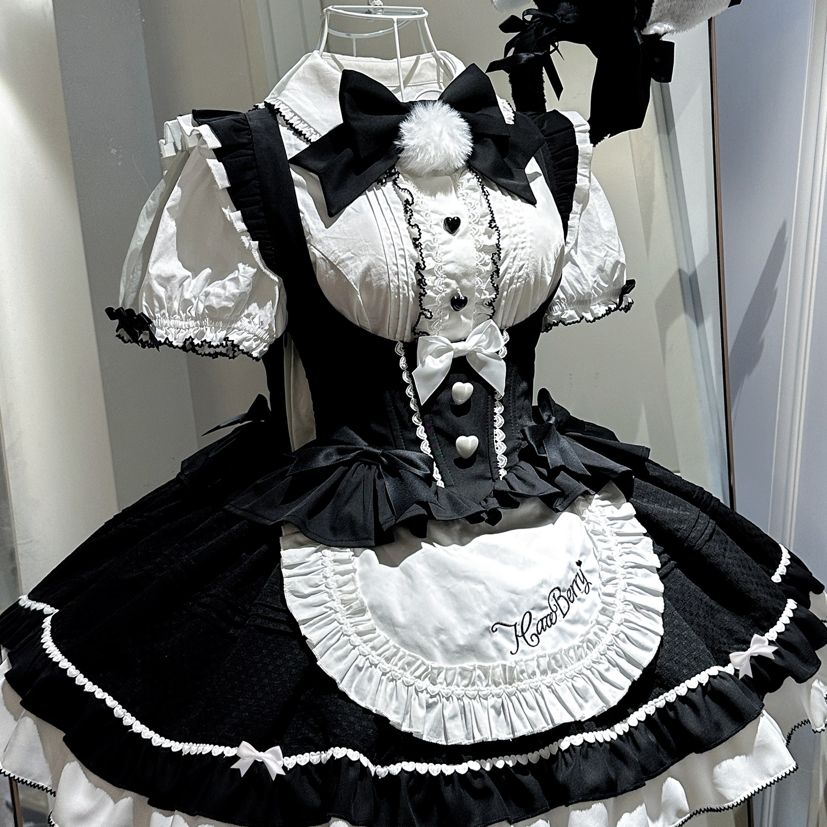 【二团定金-单拍页面】浆果执事山楂浆果Lolita十周年女仆托胸裙,淘宝优惠券,粉丝福利购,淘宝优惠卷