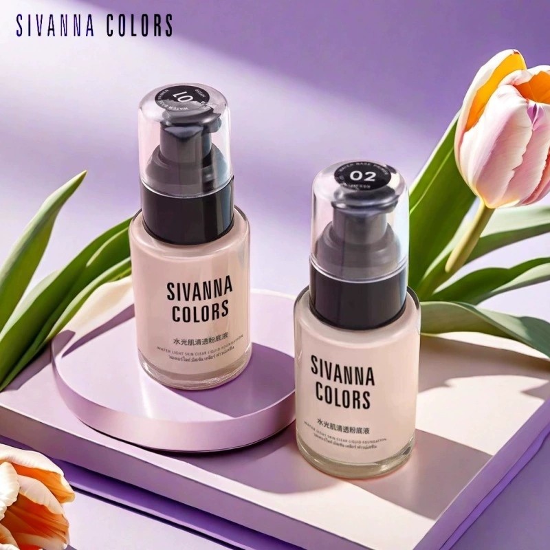 SIVANNA COLORS思薇娜清透底妆水粉霜水润遮瑕粉底液35g水光肌,淘宝优惠券,粉丝福利购,淘宝优惠卷