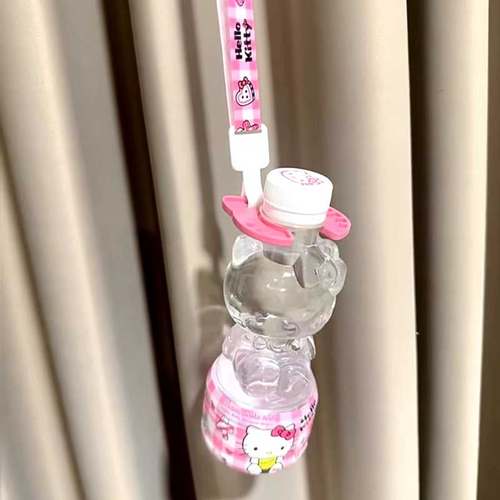 泰国三丽鸥Hellokitty矿泉水纯净水带原装挂绳凯蒂711同款图案 - 图1