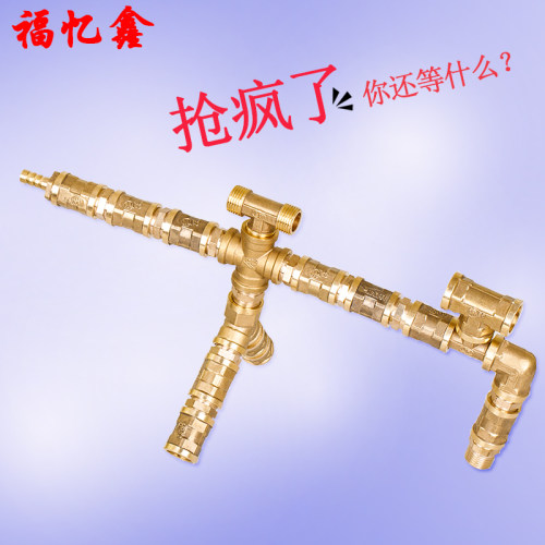 铜直角弯头1分2分3分4分转6分1寸内丝外丝内外牙变径等径异径弯通 - 图2