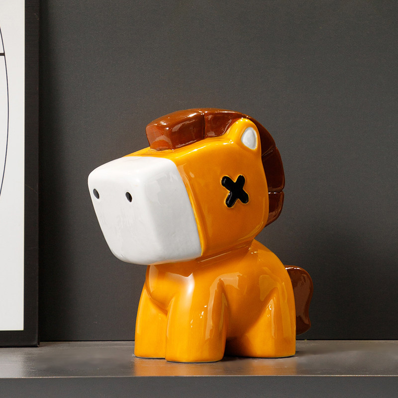 糖驹2026马年书挡摆件客厅玄关电视柜酒柜书柜桌面书立家居装饰品,淘宝优惠券,粉丝福利购,淘宝优惠卷