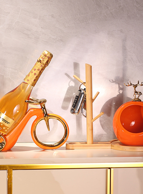 办公室好物红酒h架摆件房间装饰潮流乔迁新居搬家礼物布置装饰用