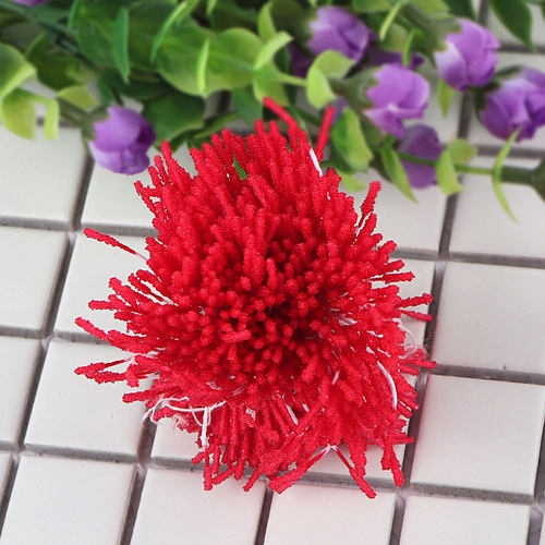 玖阁家玻璃珠花蕊DIY仿真花花蕾花芯头饰配件手工假花花艺材料 - 图0