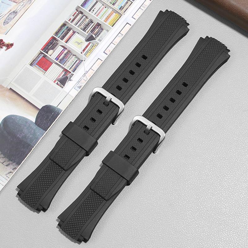 原装适用YOPO卡西欧Edifice系列硅胶手表带EF-552D/PB黑色凸口表 - 图1