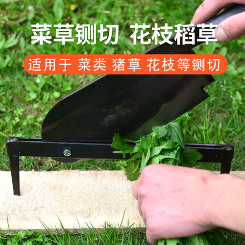 锰钢老式铡草刀手动铡秸秆草秧铡牛羊草闸刀钢铡铡刀匝刀鲜花铡切 - 图1