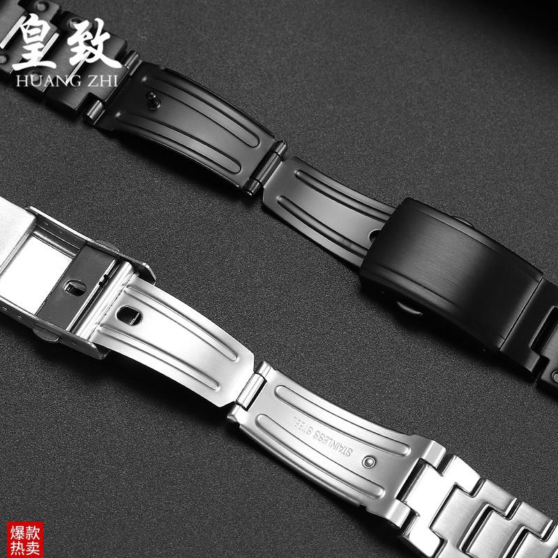 皇致适配卡西欧小方块改装钢带DW-H5600/5600RMB男士不锈钢手表带 - 图2