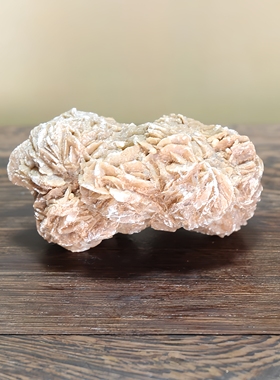 沙漠玫瑰石原石桌面小摆件天然水晶矿石矿物标本鱼缸花盆奇石造景