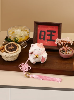 2025创意新款招财猫玄关装饰摆件