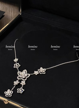 bvminc GF新款繁花满钻项链V金材质