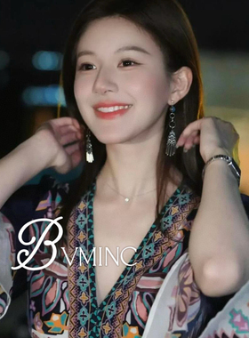 bvminc 露思同款B家单钻项链 通体S925银