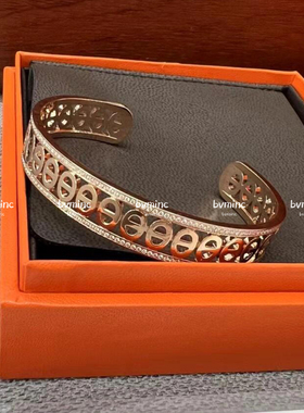 bvminc 23款猪鼻子手镯 带边钻 同款戒指有链接
