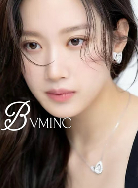 bvminc 约瑟芬同款双水滴项链，耳钉
