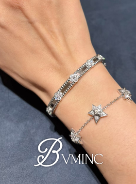 bvminc 星落腕间璀璨成链 把银河戴在手上 彗星手链 S925银