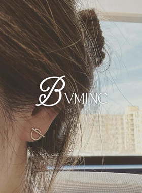 bvminc 19年款OT光面mini耳钉 S925银