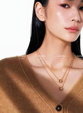 bvminc 终于等到珠宝系 日杂同款棋盘项链