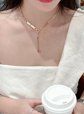 bvminc 日杂同款凯莉kelly玫瑰金项链 choker