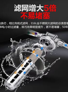 鹏豪源大流量前置过滤器不锈钢