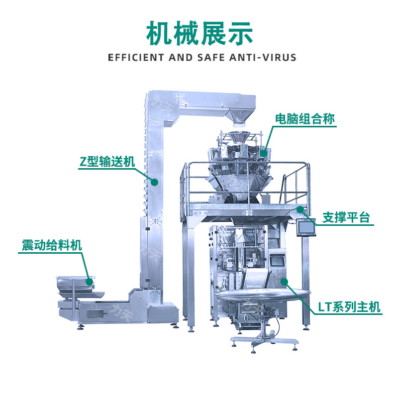 力天全自动包装机 袋装猫粮灌装机 宠物食品粮食零食称重分包机械