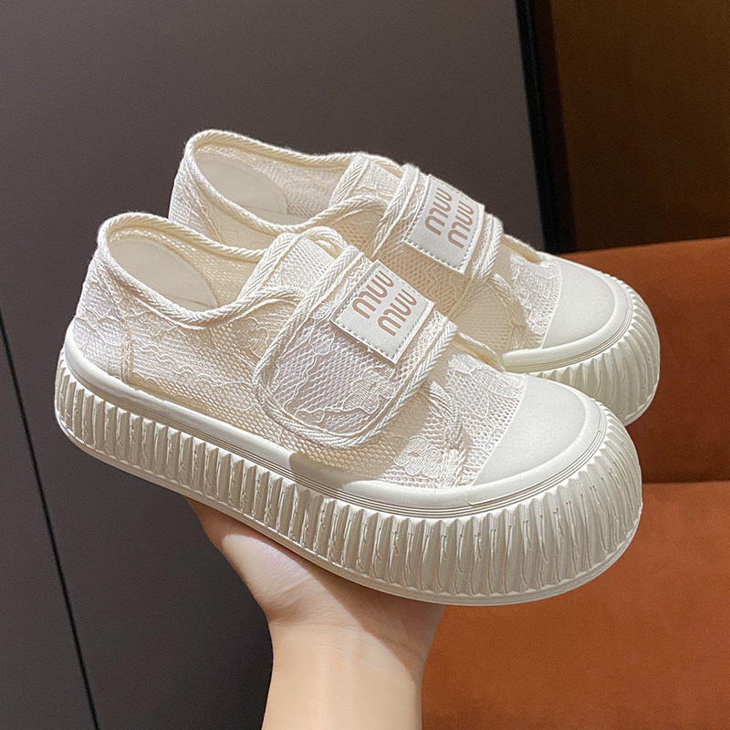 品牌踩屎感孕妇鞋春透气外穿魔术贴一脚蹬防滑软底小白鞋女运动鞋,淘宝优惠券,粉丝福利购,淘宝优惠卷